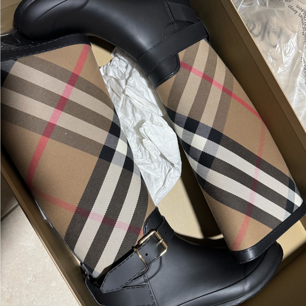 Women's Simeon Vintage Check Rain Boots